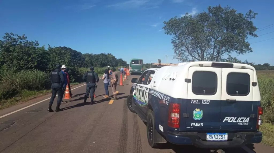 Acidente na MS-377 mobiliza equipes em Inocência: três ônibus com trabalhadores colidem