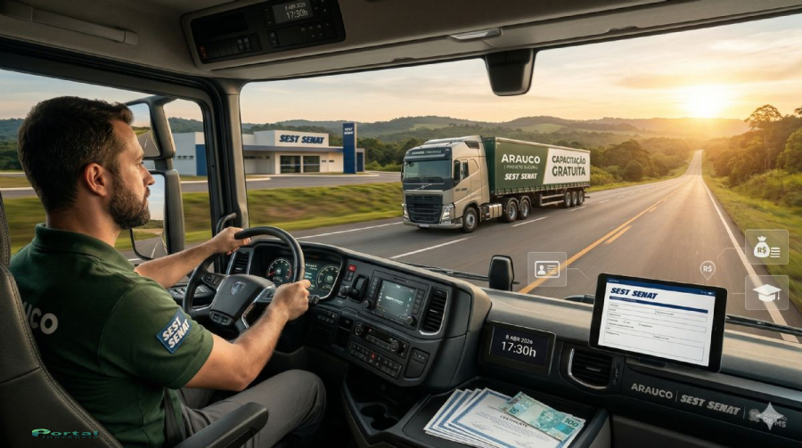 Último dia de inscrições para o Programa de Formação de Motoristas da Arauco