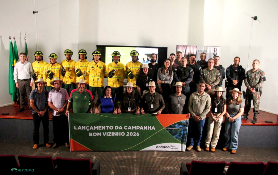 Arauco lança campanha Bom Vizinho 2026 em Inocência