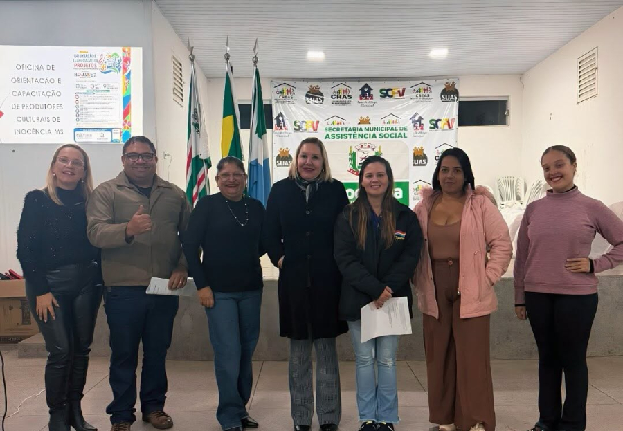 Oficina do Programa Rouanet Centro-Oeste fortalece produtores culturais em Inocência