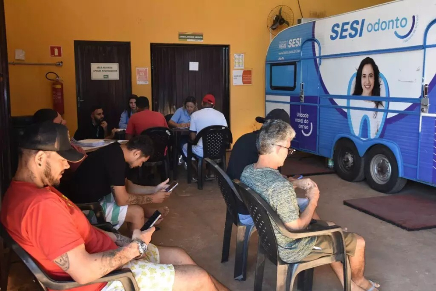 Mais de 1,3 mil atendimentos odontológicos são realizados para trabalhadores da obra da Arauco em Inocência