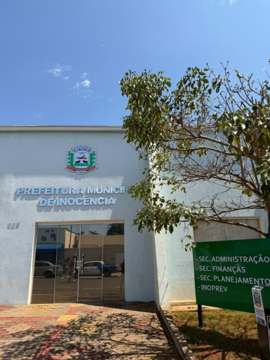 Prefeitura de Inocência envia à Câmara projeto que cria Auxílio‑Alimentação de R$ 500 para servidores